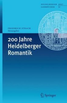 200 Jahre Heidelberger Romantik, Heidelberger Jahrbücher