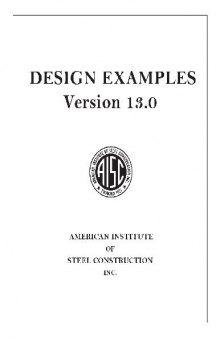 Design Examples Based on the AISC Manual