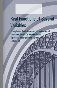 Calculus 2c-1, Examples of Basic Concepts, Examination of Functions, Level Curves and Level Surfaces, Description of Curves