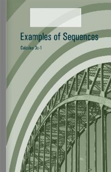 Calculus 3c-1 - Examples of Sequences