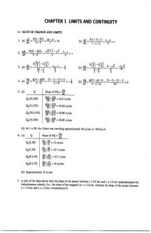 Calculus(Solutions)