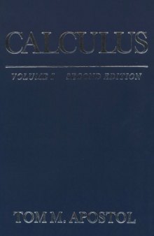 Calculus, Volume I: One-Variable Calculus, with an Introduction to Linear Algebra