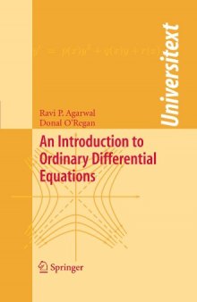 An Introduction to Ordinary Differential Equations 