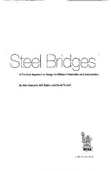 Steel bridges: a practical approach to design for efficient fabrication and construction