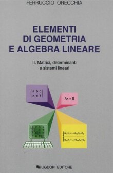 Elementi di geometria e algebra lineare, Volume 2