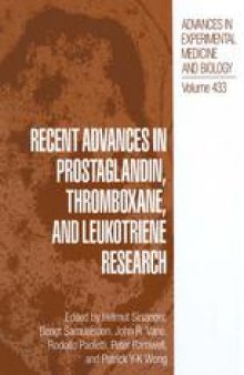 Recent Advances in Prostaglandin, Thromboxane, and Leukotriene Research