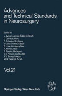 Advances and Technical Standards in Neurosurgery