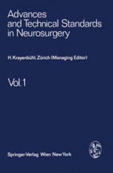 Advances and Technical Standards in Neurosurgery