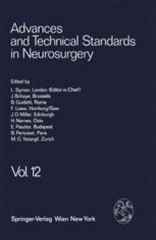 Advances and Technical Standards in Neurosurgery: Volume 2