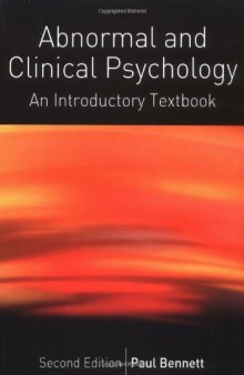 Abnormal and Clinical Psychology  