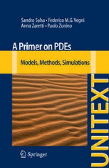 A Primer on PDEs: Models, Methods, Simulations