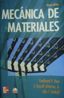 Mecánica de materiales, 3º Edicion  