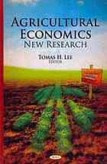 Agricultural economics : new research