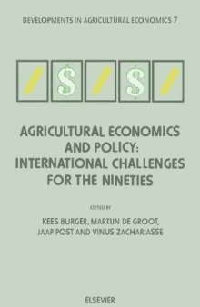 Agricultural Economics and Policy: International Challenges for the Nineties