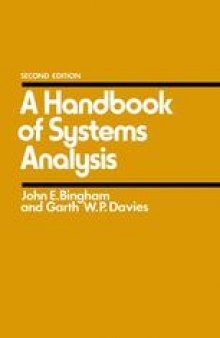 A Handbook of Systems Analysis