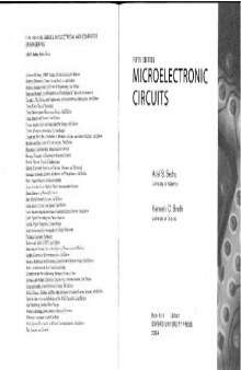 Microelectronic Circuits