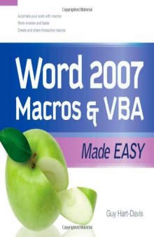 Word 2007 Macros & VBA Made Easy (Made Easy Series)