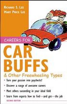 Careers for car buffs & other freewheeling types