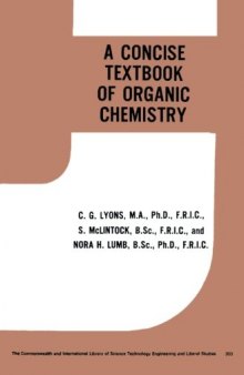 A Concise Text-book of Organic Chemistry