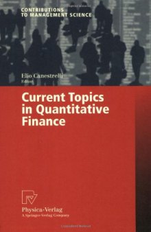 Current Topics in Quantitative Finance