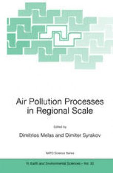 Air Pollution Processes in Regional Scale