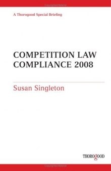 Competition Law Compliance 2008