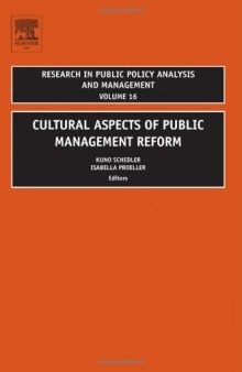 Cultural Aspects of Public Management Reform,