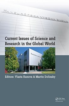 Current issues of science and research in the global world : proceedings of the International Conference on Current Issues of Science and Research in the Global World, Vienna, Austria, 27-28 May 2014