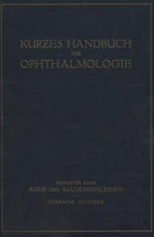 Auge und Allgemeinleiden: Therapie · Hygiene