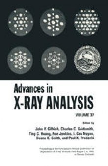Advances in X-Ray Analysis: Volume 37