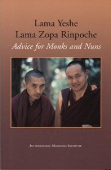 Advice for Monks and Nuns