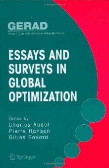 Essays and Surveys in Global Optimization (Gerad 25th Anniversary Series)