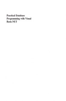Practical Database Programming with Visual Basic.NET, Second Edition