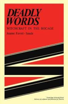 Deadly Words: Witchcraft in the Bocage