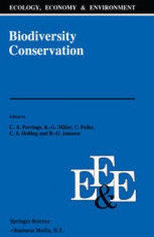 Biodiversity Conservation: Problems and Policies