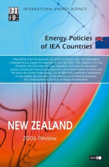Energy policies of IEA countries: New Zealand 2006 review  