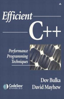 Efficient C++ performance programming techniques