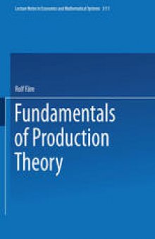 Fundamentals of Production Theory
