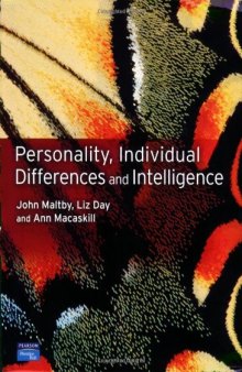 Personality, individual differences and intelligence