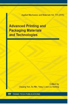 Advanced Printing and Packaging Materials and Technologies