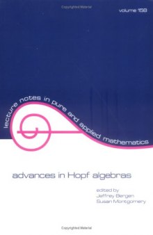 Advances in Hopf algebras (p. 326 missing)