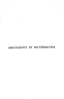 Amusements in mathematics
