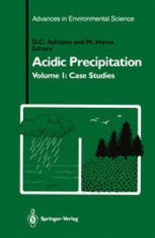 Acidic Precipitation: Case Studies