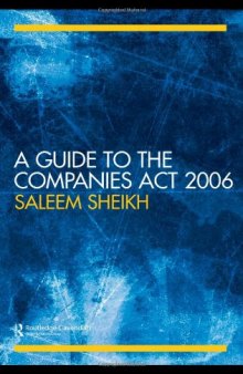 A Practical Guide to The Companies Act 2006