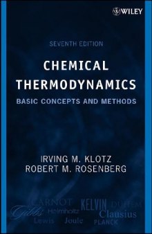Chemical Thermodynamics. Basic Concepts and Methods