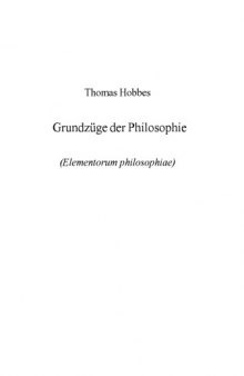 Grundzгge der Philosophie