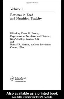 Reviews in Food and Nutrition Toxicity