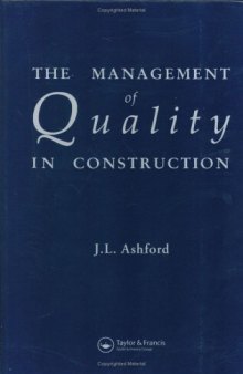 Management of Quality in Construction