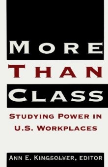 More Than Class: Studying Power in U.S. Workplaces