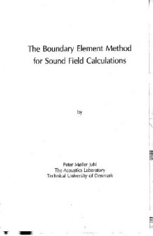 The boundary element method for sound field calculations